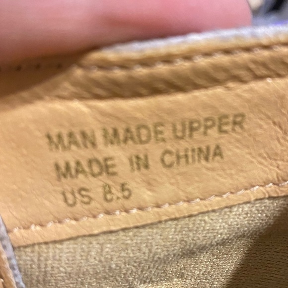 Oasis Society Women’s Chunky Platform Boots Vegan Leather Taupe size 8.5 - Picture 7 of 7